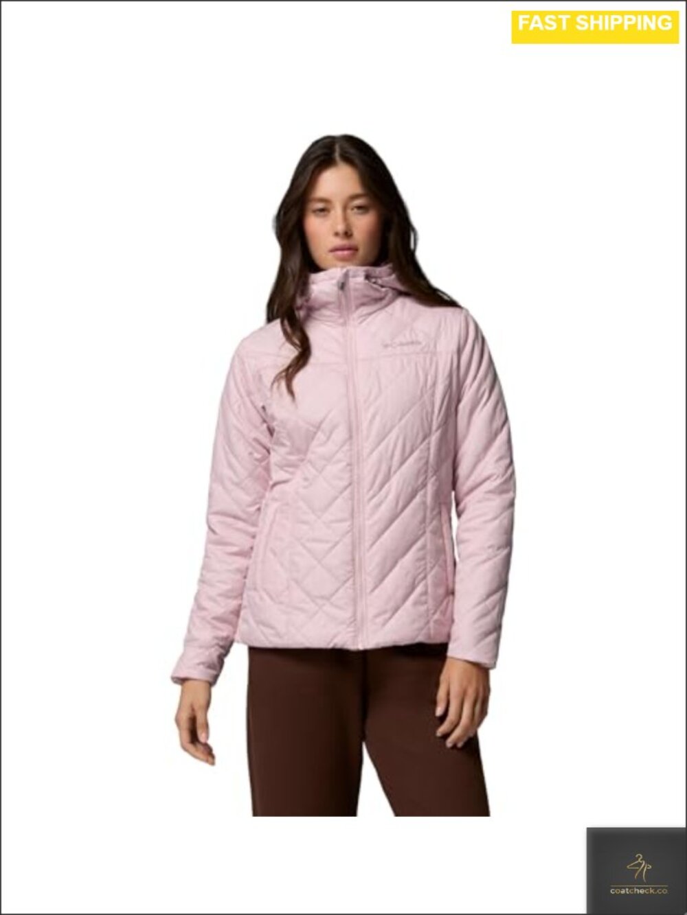 Columbia Copper Crest II Hooded Jacket Quilted Omni-Shield Recycled Insulation